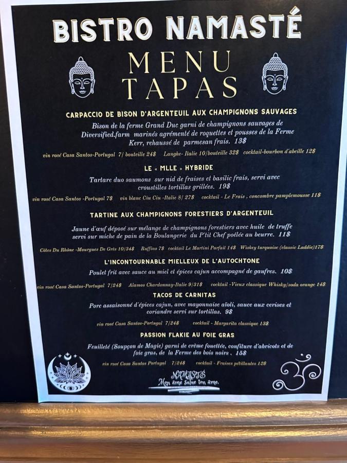 Auberge Et Bistro Namaste Lachute Eksteriør billede